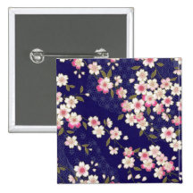 Le Japon, Sakura, kimono, origami, Chiyogami, fleu Badge Avec Épingle
