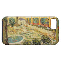 Le jardin d'asile chez Arles, 1889 (huile sur la t iPhone 5 Case