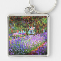 Le jardin de l'artiste chez Giverny, Claude Monet Porte-clefs