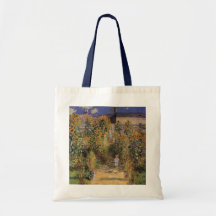 Le jardin de l'artiste chez Vetheuil par Monet, ar Sacs