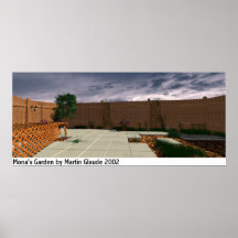 Le jardin de Mona Affiche