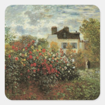 Le jardin de Monet à Argenteuil par Claude Monet Adhésifs