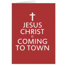 Le Jésus-Christ vient à la ville Carte