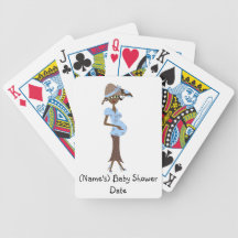 Le jeu personnalisé de baby shower Carte-Maman-À-E