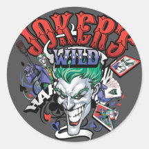 Le joker sauvage adhésifs