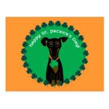 Le jour de St Patrick heureux Cartes Postales