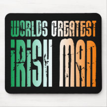 Le jour de St Patrick : Le plus grand homme irland Tapis De Souris