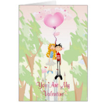 Le jour de Valentin heureux ! - Customisé Cartes De Vœux