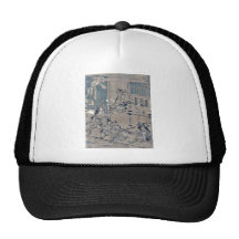Le Kanadehon Chushingura par Katsushika, Hokusai Casquettes