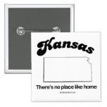 Le KANSAS - T-shirts et vitesse "de DEVISE d'ÉTAT  Badges Avec Agrafe