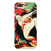 Le klaxon vintage marque le coque iphone italien d étui iPhone 5