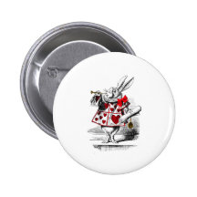 Le lapin blanc badges