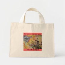 Le lezard n'a pas peur tote bag