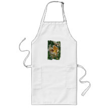 Le lis fleurit long tablier