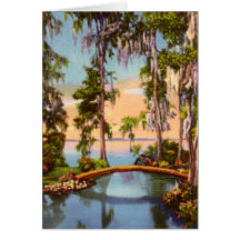 Le long du canal, la Floride Carte