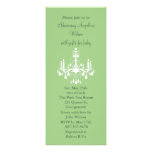 Le lustre du bébé invitation personnalisable