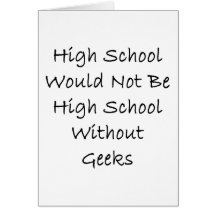 Le lycée ne serait pas lycée sans geeks cartes de vœux