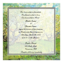 le mariage de la religion, verger de Van Gogh dans Invitations