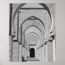 Le MAROC, Tizi, N, route de passage d'essai, ÉTAIN Poster