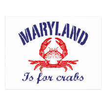 Le Maryland marche en crabe la carte Carte Postale