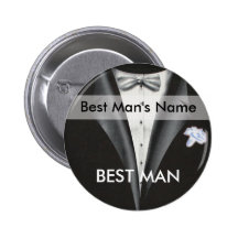 Le meilleur bouton d'étiquette de nom d'homme badges
