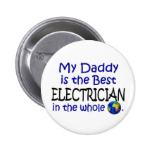 Le meilleur électricien au monde (papa) badge