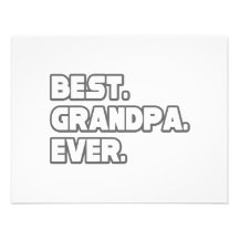 Le meilleur grand-papa jamais cartons d'invitation