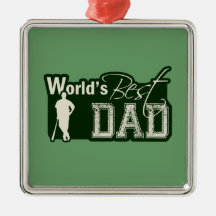Le meilleur papa du monde ; Base-ball Décoration De Noël