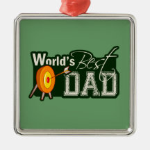 Le meilleur papa du monde ; Tir à l'arc Ornement