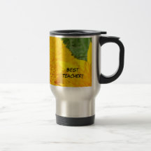 Le meilleur professeur ! tournesols de tasse de vo