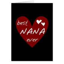 Le meilleurs T-shirts et cadeaux de Nana de coeur  Cartes De Vœux