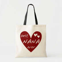 Le meilleurs T-shirts et cadeaux de Nana de coeur  Sac En Toile