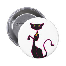 Le Meow Noir Buttons
