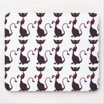 Le Meow Noir Mousepad