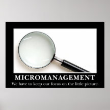 Le Micromanagement est une stratégie réussie (l) Affiches