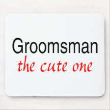 Le mignon (Groomsman) Tapis De Souris