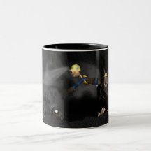 Le mineur et sa tasse de mule de mine