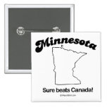 Le MINNESOTA - T-shirts "de DEVISE d'ÉTAT du MINNE Pin's Avec Agrafe