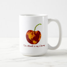 Le monde est ma cerise tasses à café