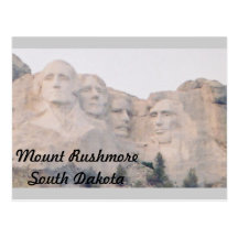 Le mont Rushmore Carte Postale