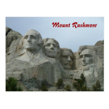 Le mont Rushmore Cartes Postales