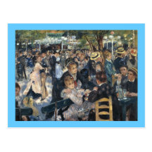 Le Moulin de la Galette by Pierre Auguste Renoir Post Cards