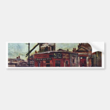 Le Moulin De La Galette By Vincent Van Gogh Bumper Sticker