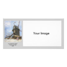 Le Moulin de la Galette by Vincent van Gogh Personalized Photo Card