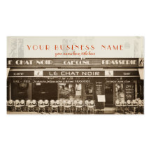 Le Moulin rouge - carte de visite