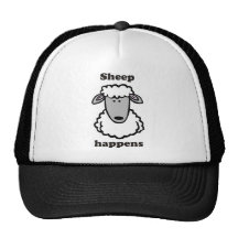 Le mouton se produit casquettes