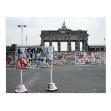 Le mur de Berlin Cartes Postales