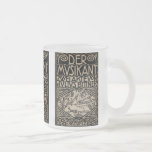 Le musicien par : Koloman Moser 1909 Tasse À Café