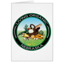 Le Nébraska organique Carte De Vœux
