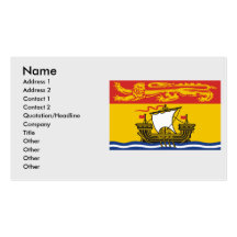Le Nouveau Brunswick, Canada Carte De Visite